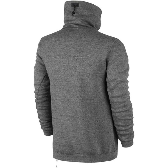 Nike Men’s Charcoal Gray Tech Fleece Funnel Neck Pullover Sweatshirt Sz. M - Picture 3 of 11